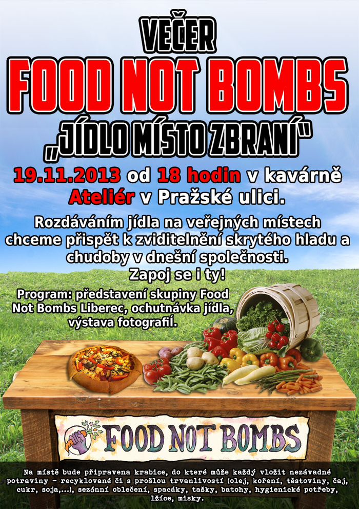 Food Not Bombs - Jídlo místo zbraní